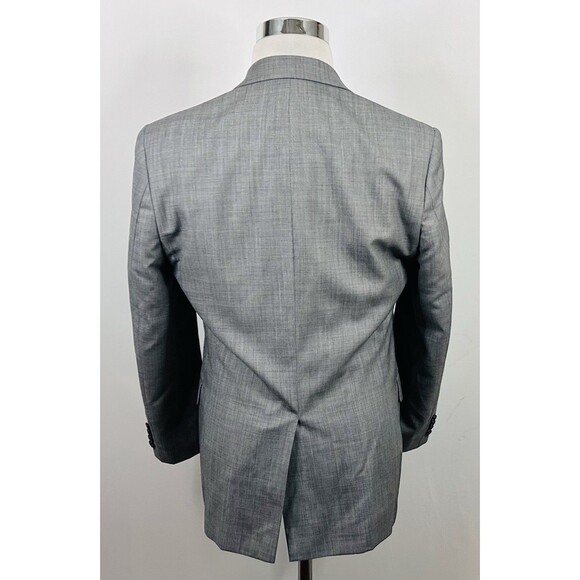 LRL Ralph Lauren 36R Sport Coat Wool Blend Stretch Gray Two Button Lined Vented - Picture 6 of 8